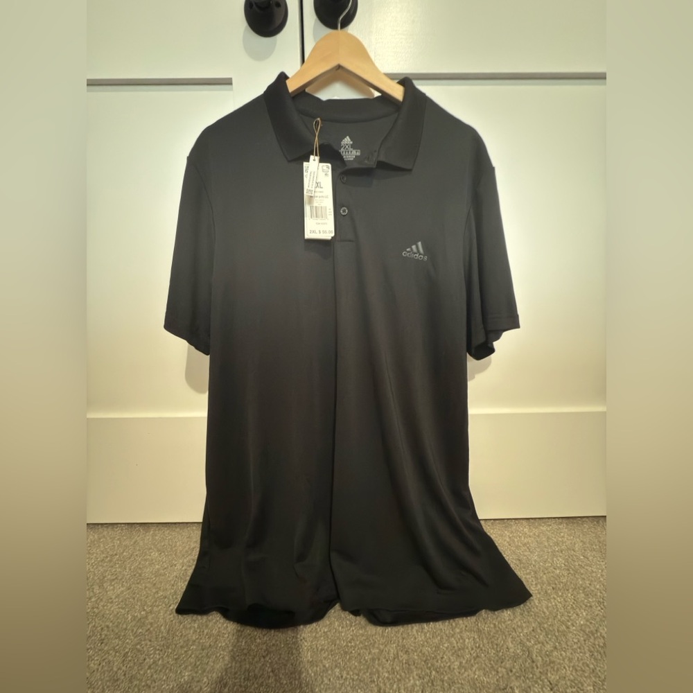 Adidas Men's Black Polo Shirt XXL